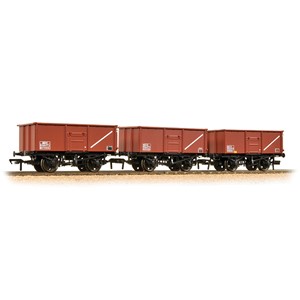 37-238 Bachmann 3 Pack 16 Ton Steel Mineral Wagon BR Bauxite